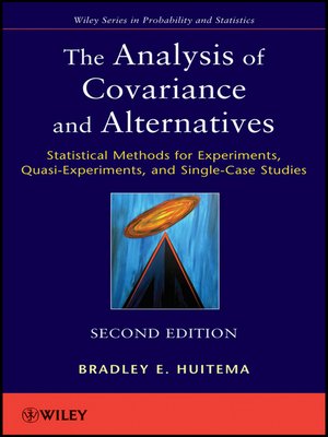 cover image of The Analysis of Covariance and Alternatives
